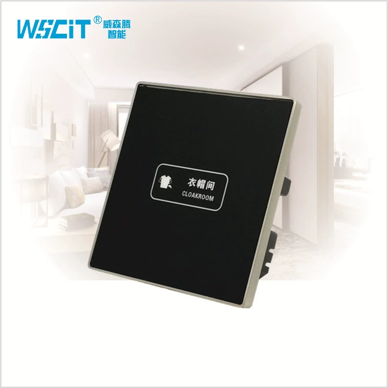 Touch switch key, wall smart light panel for hotel