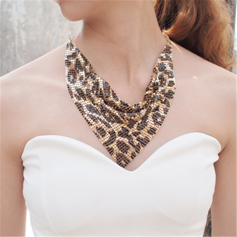 Leopard Pattern Ethnic Style Leopard Aluminum Plating Women's Necklace