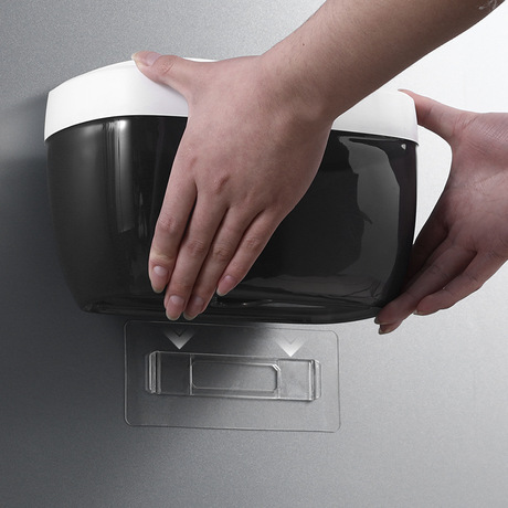 Nhà vệ sinh đa chức năng vệ sinh nước nhựa hộp giấy tường băng giấy cuộn đục cho miễn phí khay bơm tròn Hộp khăn giấy đa chức năng