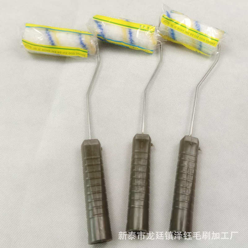 Los fabricantes suministran cepillo de rodillo de 4 pulgadas de 6 pulgadas de 8 pulgadas de 9 pulgadas de rodillo de 10 pulgadas sin rodillo de recubrimiento de ángulo muerto rodillo cepillo de rodillo