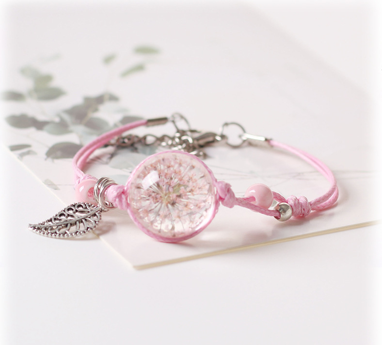 Fashion Flower Ceramics Knitting Women's Bracelets display picture 1