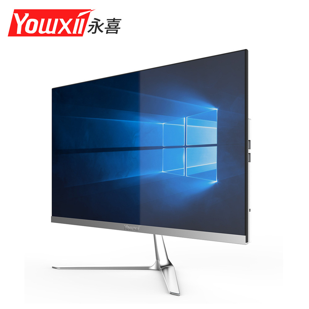 工厂直销超薄21.5英寸一体机电脑办公收银迷你台式电脑一体机整机