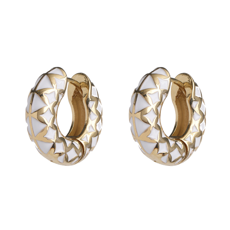 Boucles D&#39;oreilles Simples En Métal En Forme De C display picture 15