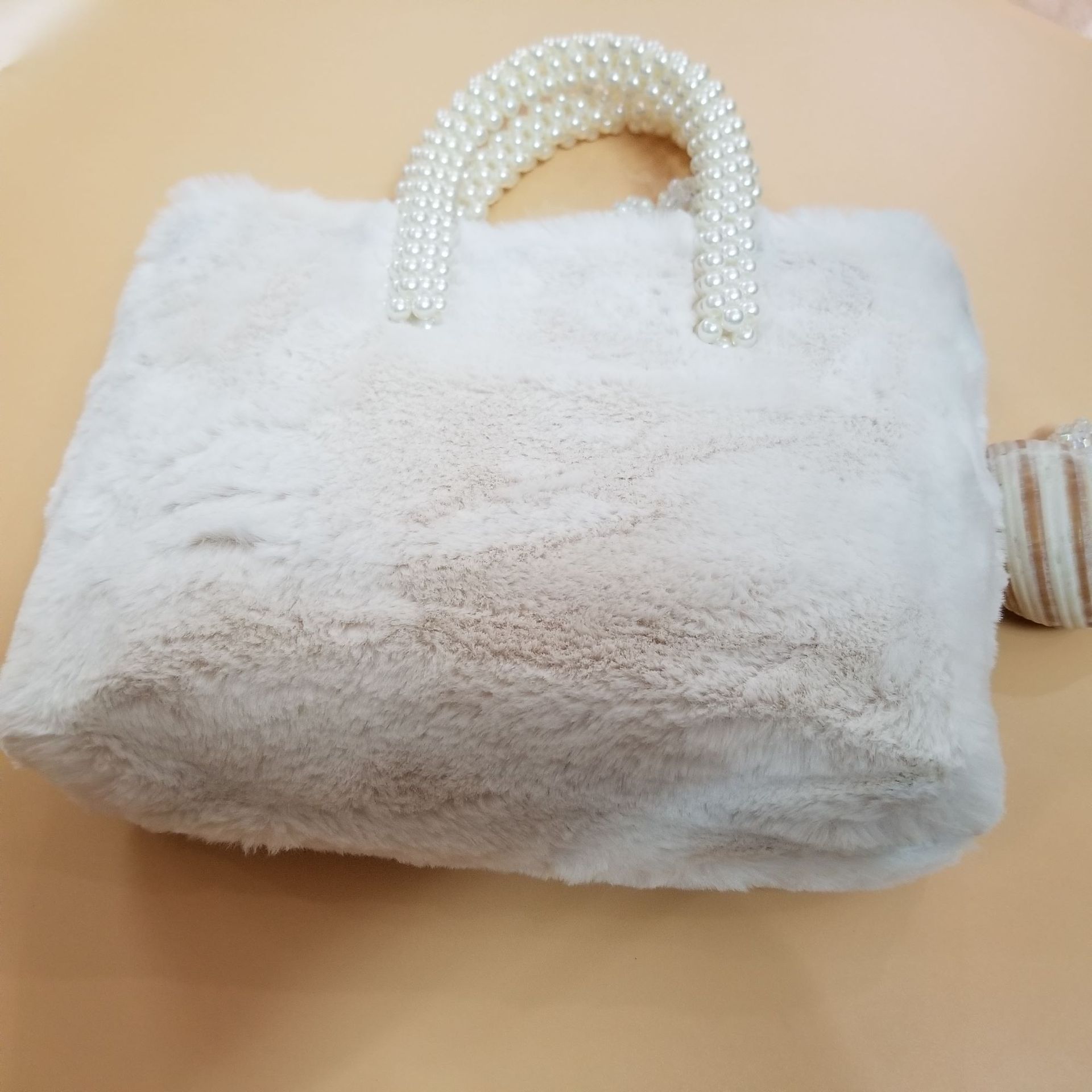 Plush Handbag Image 1