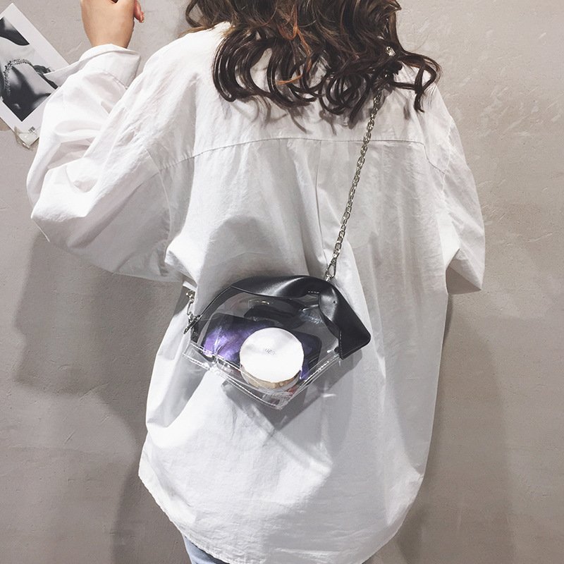 透明水桶包2019年新款果冻手提包跨境电商爆款女包厂家直销|ru