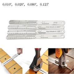 Guitar fret wire measuring installation scale fingerboard protection steel strip 0.010, 0.020 inches