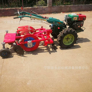 榆林手扶车带花生玉米大豆膜上播种机精播免间苗免破膜12马力带动
