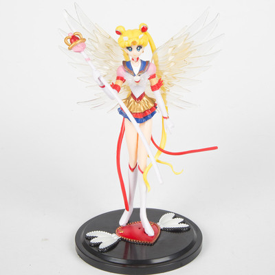 beautiful girl Decoration Large Moon beautiful girl Warrior Birthday Cake decorate Decoration Garage Kit Toys