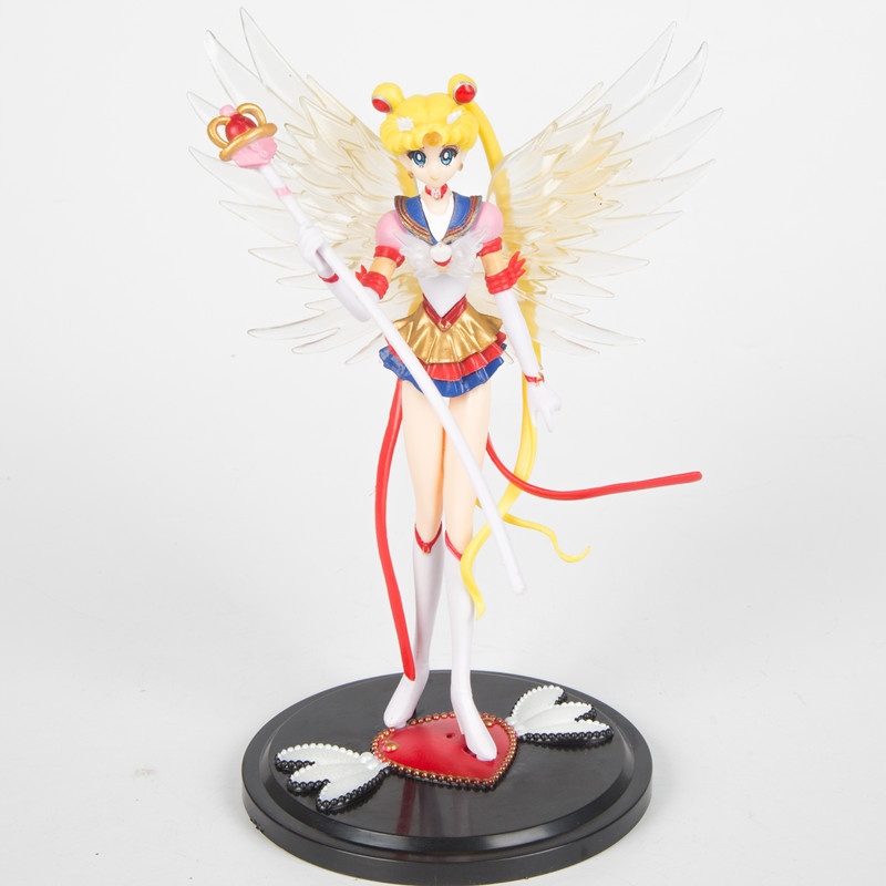 beautiful girl Decoration Large Moon beautiful girl Warrior Birthday Cake decorate Decoration Garage Kit Toys