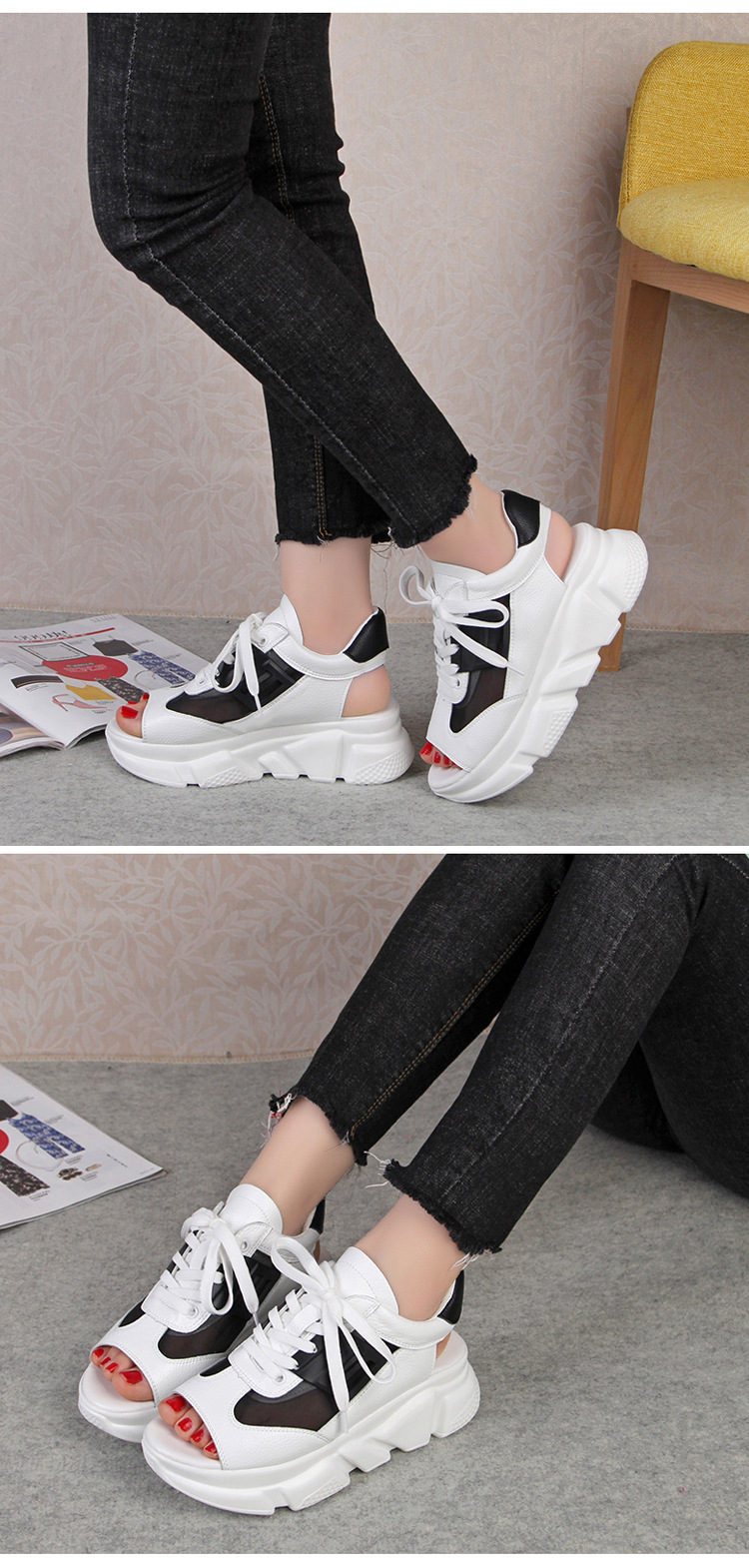 Chaussures été pour femme en Caoutchouc - Ref 3345921 Image 23