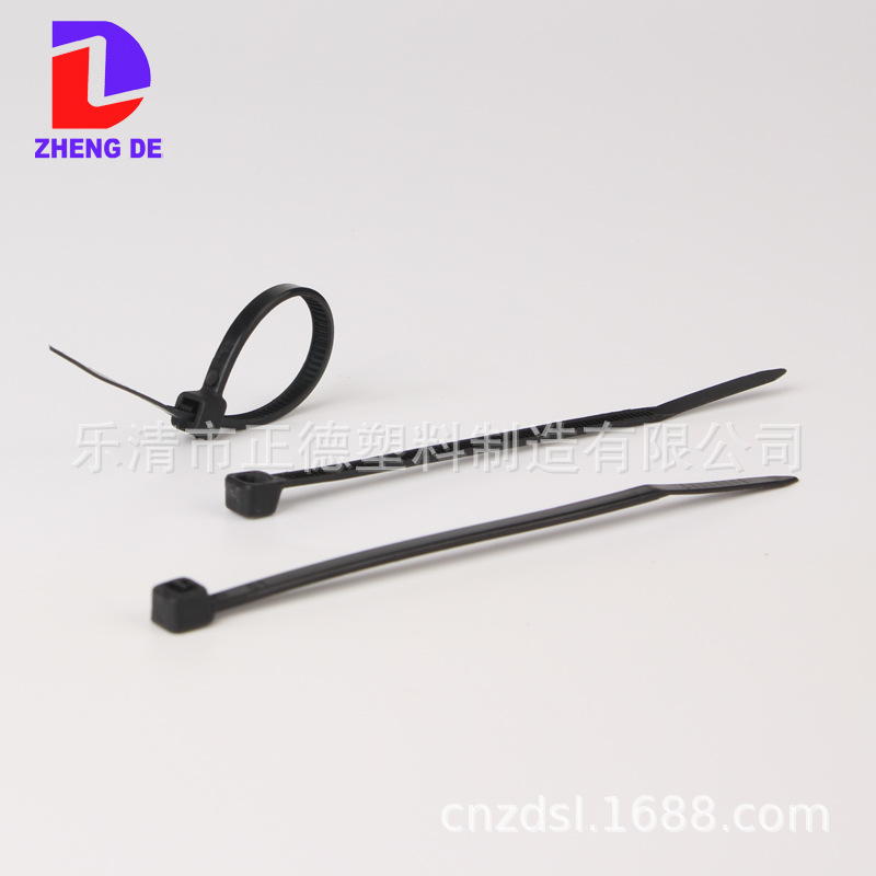 厂家直销尼龙扎带4*100 塑料扎线带宽3.5mm 自锁式束线带