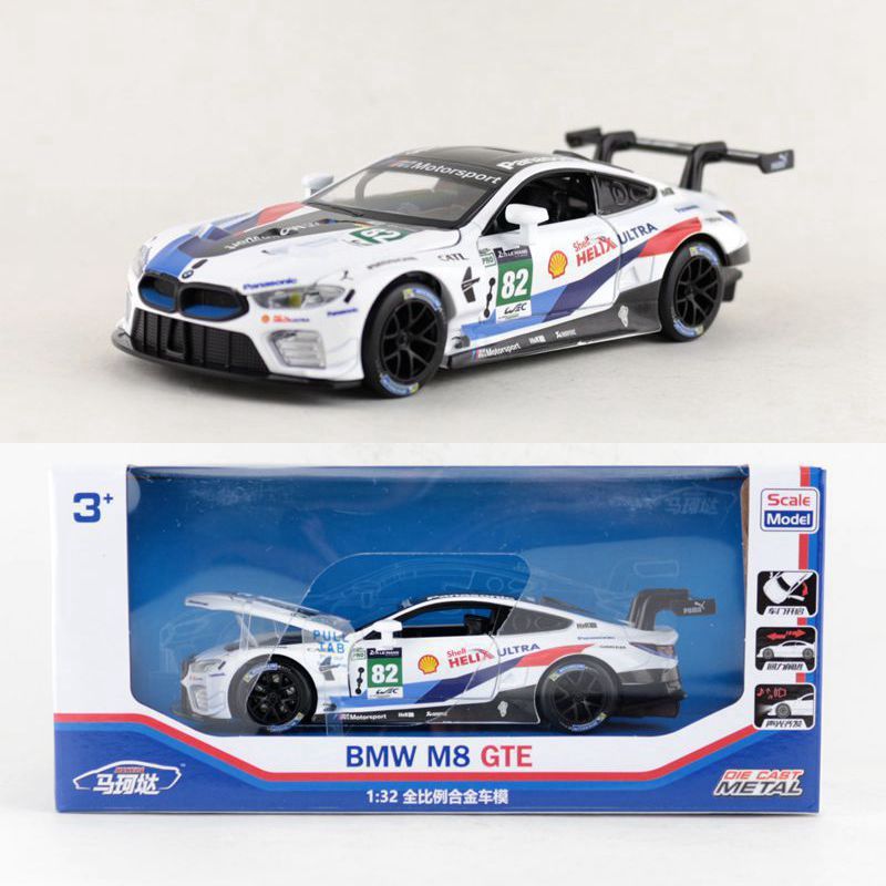 Yufeng Make 1:32 BMW M8 GTE Le Mans Racing Acousto-optic Power Simulation Metal Alloy Model Collection Yufeng Make 1:32 BMW M8 GTE Le Mans Racing Acousto-optic Power Simulation Metal Alloy Model Collection