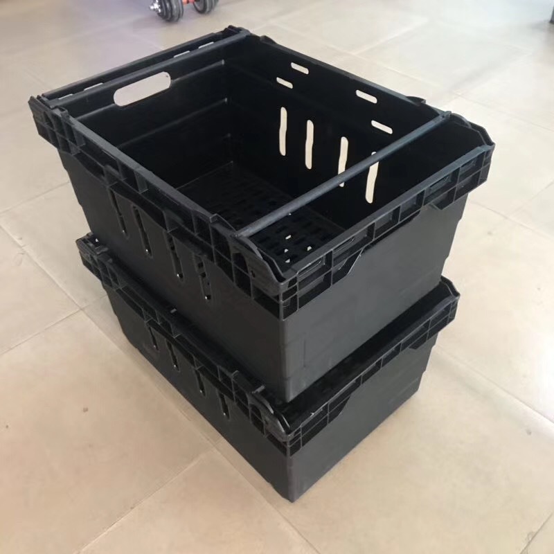 供应多规格超市蓝提手篮子果蔬购物塑料超市箩展示超市周转蓝