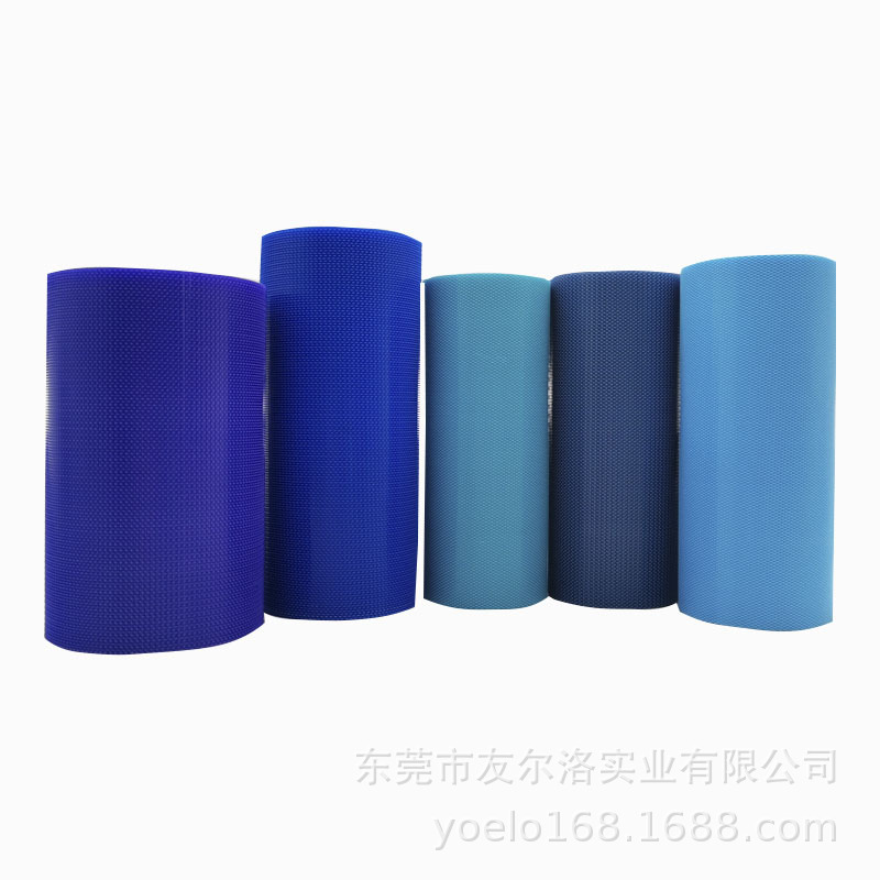 东莞厂家蓝色射出钩 浅蓝色天蓝色深蓝色射出勾魔术贴任意订制