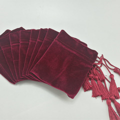 Wholesale wedding candy bags, tassel gold velvet bags, ready-made gift bags, wedding candy return gift bags