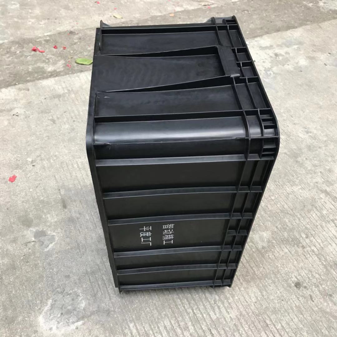 东莞供应防静电556*412*262塑胶箱 电子零件箱 五金配件箱 包装箱
