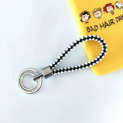 Woven keychain, polyurethane bag, pendant