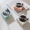 X10 atomic Bluetooth speaker desktop wireless creativity, portable multi -function mini retro vinyl record small audio