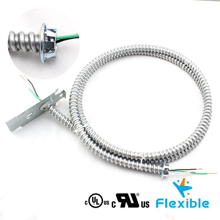 金属软管厂家供应 UL金属软管线束 穿线金属软管线束耐磨波纹管