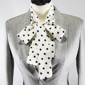 Fake collar Detachable Blouse Dickey Collar False Collar POLKA DOT BOW shirt with false collar and collar