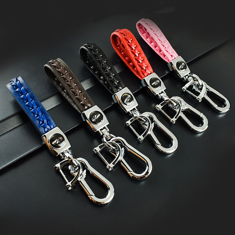 automobile Key buckle men and women automobile Lamb Pure handwork Braided rope originality lovely atmosphere fashion simple convenient