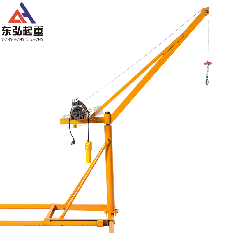 小型室外家用电动220v吊运机 多功能提升机 200公斤吊粮机小吊机|ru