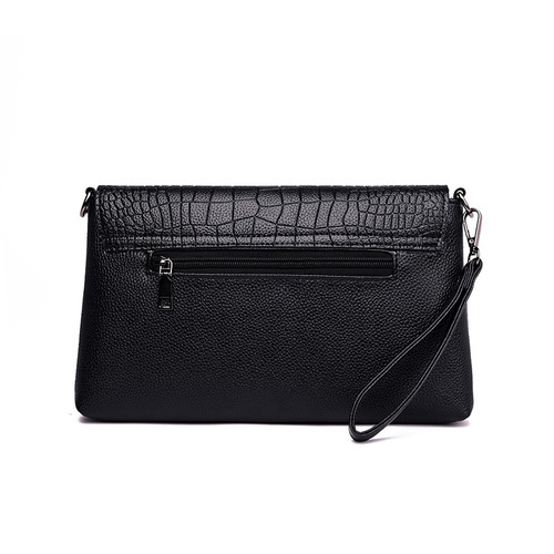 Cross-border new  trendy Korean style women's bag, clutch bag, women's crocodile pattern clutch bag, women's shoulder crossbody small bag