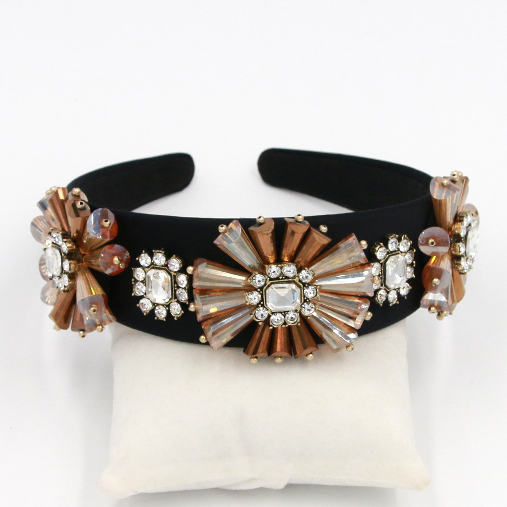 Fashion Headband Clear Crystal Headband display picture 10