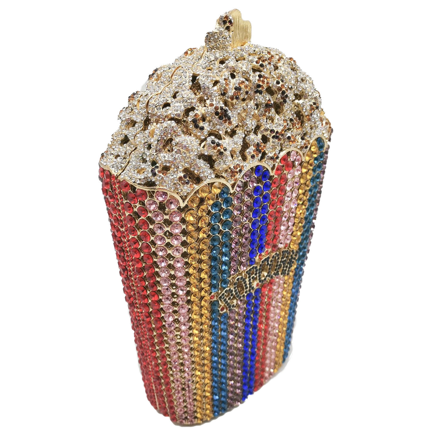 Fashion Women's Bag New Dinner Bag Popcorn Party Bag Rhinestone Clutch Bag Wholesale display picture 33
