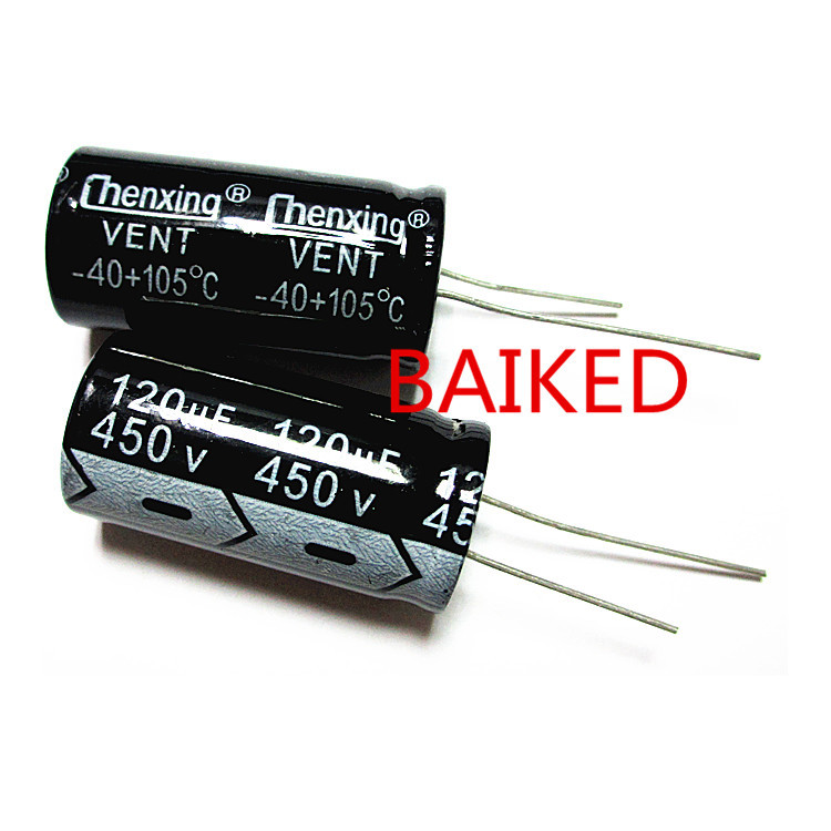 Chenxing VENT -40+105度 120UF 450V 电解电容 高品质 直插18x35