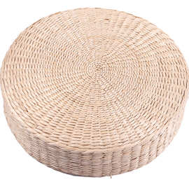 新款手工编织蒲团坐垫 日式榻榻米打坐地垫 圆形茶道加厚禅修垫