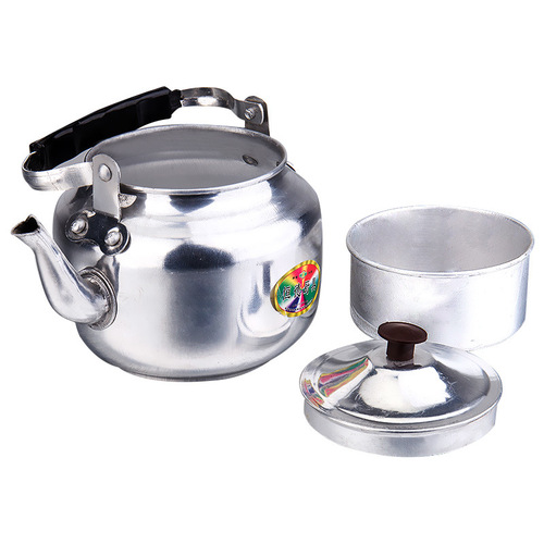 Old-fashioned aluminum kettle, tea kettle, kettle, scalding wine kettle, tea kettle, mini teapot with filter, hotel aluminum kettle
