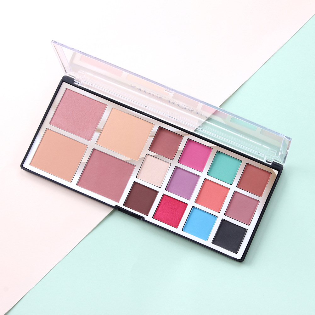 Eyeshadow Blush Beauty Pearlescent Matte Lazy Eyeshadow Palette display picture 3