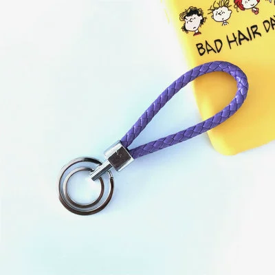 Woven keychain, polyurethane bag, pendant