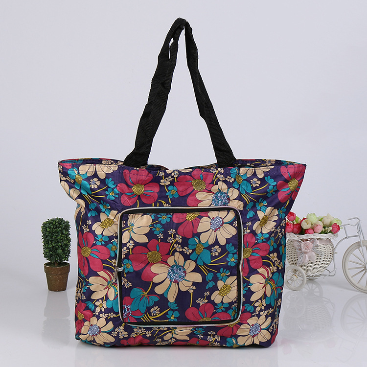 广告礼品袋牛津布手提购物袋防水牛津布折叠拉链袋logo