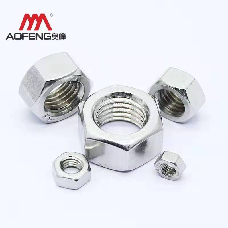 六角螺母不锈钢螺母316DIN934外六角螺帽M2--M52