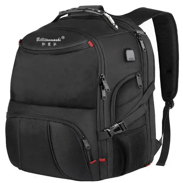 Cross-border summer new business tablet neutral computer bag solid color leisure 17-inch computer backpack custom