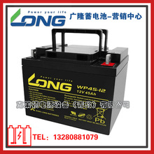 LONG广隆蓄电池WP45-12/12V45AH工业机房直流屏电源蓄电池