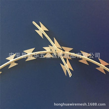 刀片刺绳,刀片刺网，钢铁丝网（BTO22 CBT65  30CM 45CM 50CM）