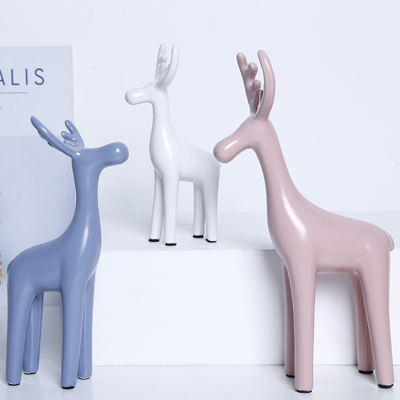 北欧现代书柜摆件艺术品玄关小饰品客厅酒柜装饰品办公室工艺摆设|ms