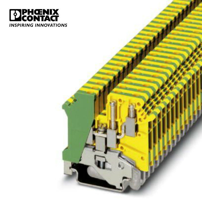 菲尼克斯 端子接线端子螺钉接地端子 UK 5-TWIN-PE 1923076