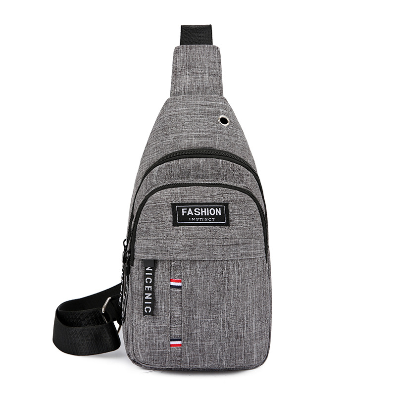 Bolsa 2021 nueva bolsa de pecho para hombres bolsa de lona bolsa de mensajero bolsa de hombre bolsa de hombro estilo coreano Mochila pequeña bolsa de cintura casual