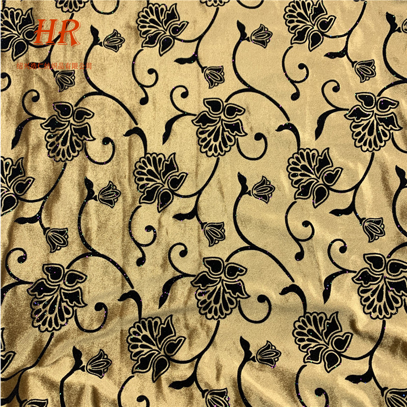 小量现货供应  涤氨弹力植绒绒布 多种颜色可做 时装面料A0262