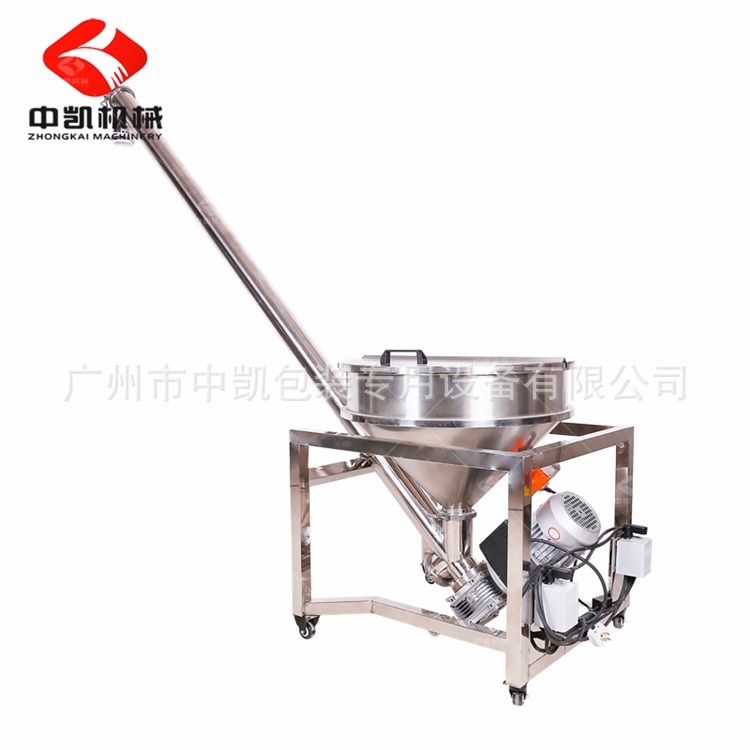 供应食品粉剂螺旋上料提升机, 面粉类螺杆输送机高效率省人工成本