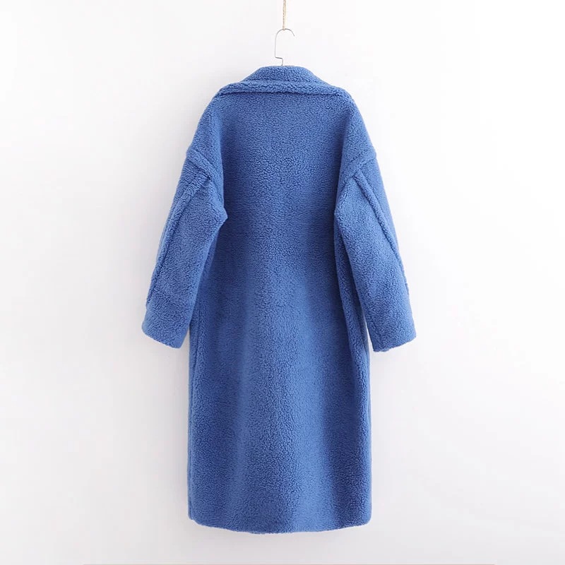 winter thick loose lamb wool cotton-padded coat NSAC13953