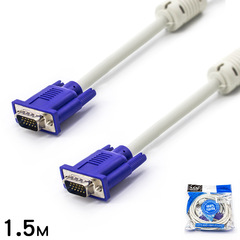 VGA Cable Manufacturer 3+4 VGA Cable 1.5M Male-to-Male VGA High Definition Cable VGA Computer Connection Cable