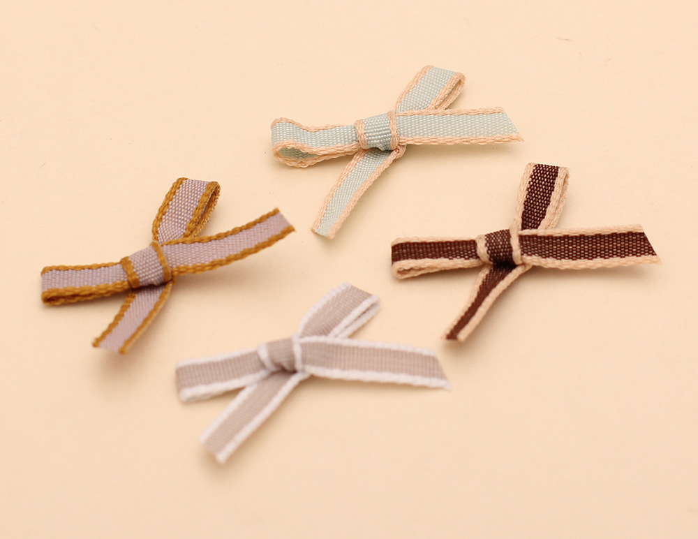 6毫米韩版色织带蝴蝶结3