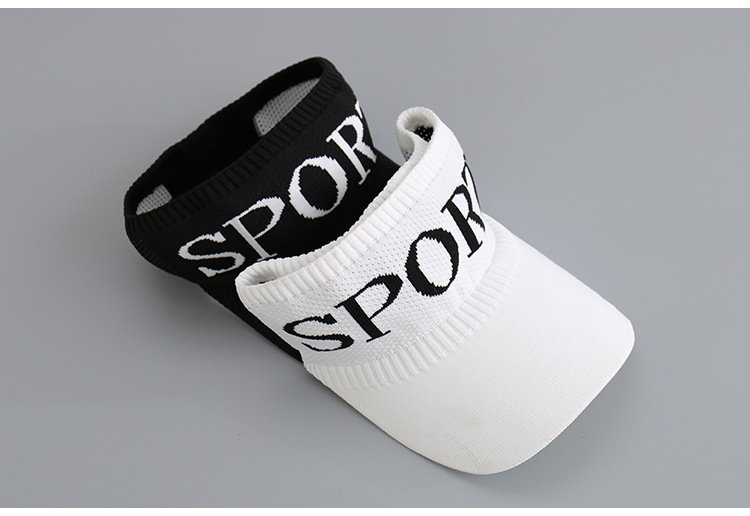 Acrylic Material Letter Pattern Summer, Spring Season Women's Commute Letter Curved Eaves Sun Hat