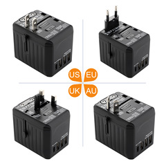 Travel Adapter Converter 3 USB+Type-C New Global Universal Plug Adapter Power Socket Gift Silk Screen