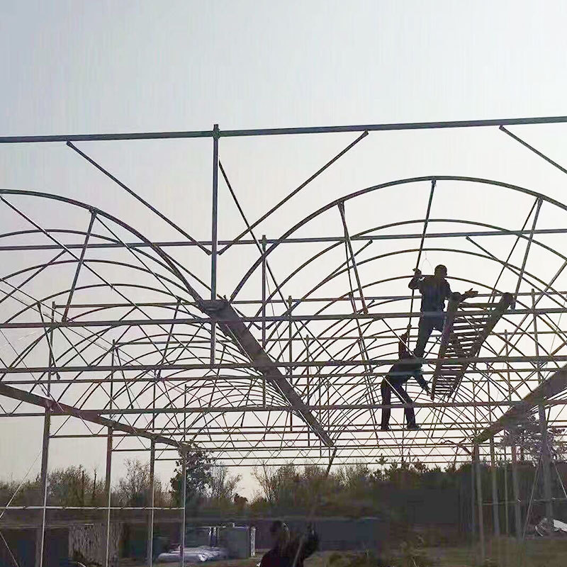 湖南大棚钢管蔬菜草莓大棚供应优质镀锌钢管及热镀锌管连体大棚